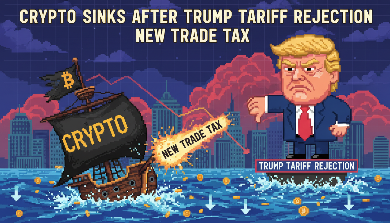 Crypto Sinks After Trump Tariff Rejection, New Trade Tax
