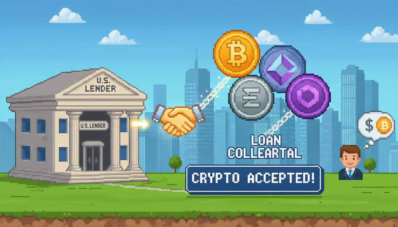 U.S. lender allows crypto as loan collateral U.S. lender allows crypto as loan collateral