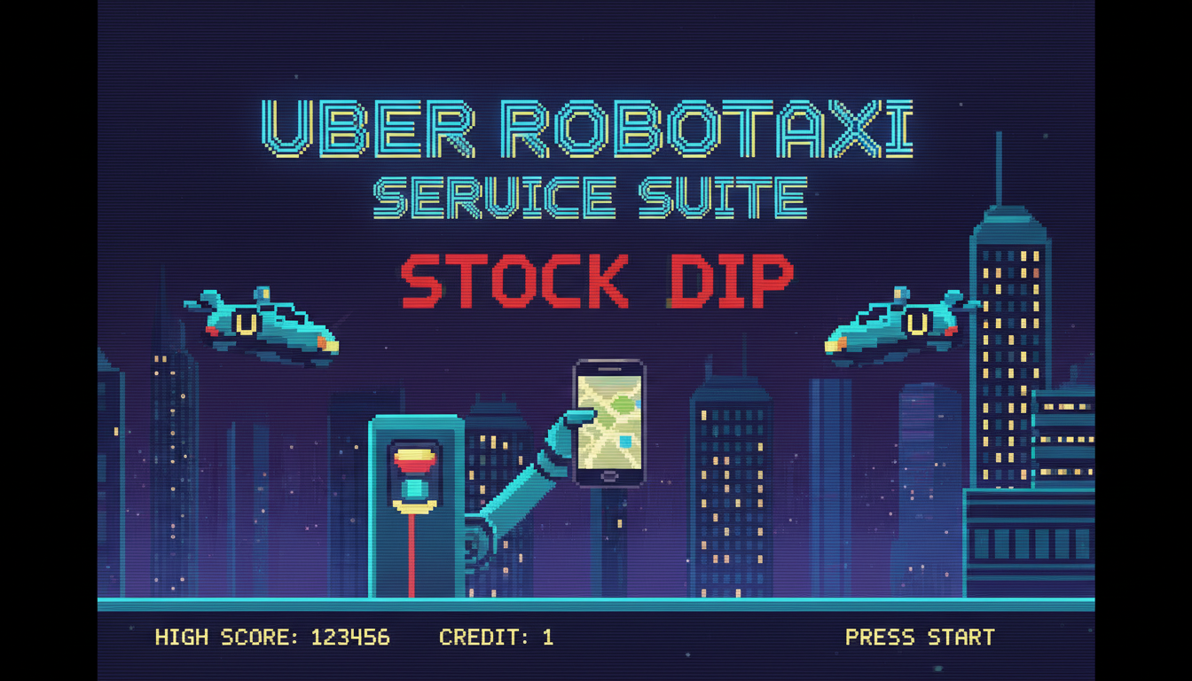 Uber Launches Robotaxi Service Suite Amid Stock Dip