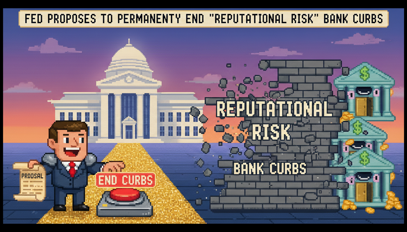 Fed Proposes to Permanently End “Reputational Risk” Bank Curbs