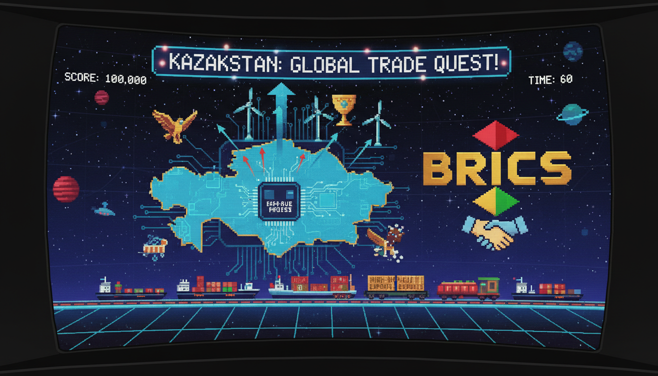 Kazakhstan Diversifies Trade, Eyes High-Value Exports & BRICS Ties