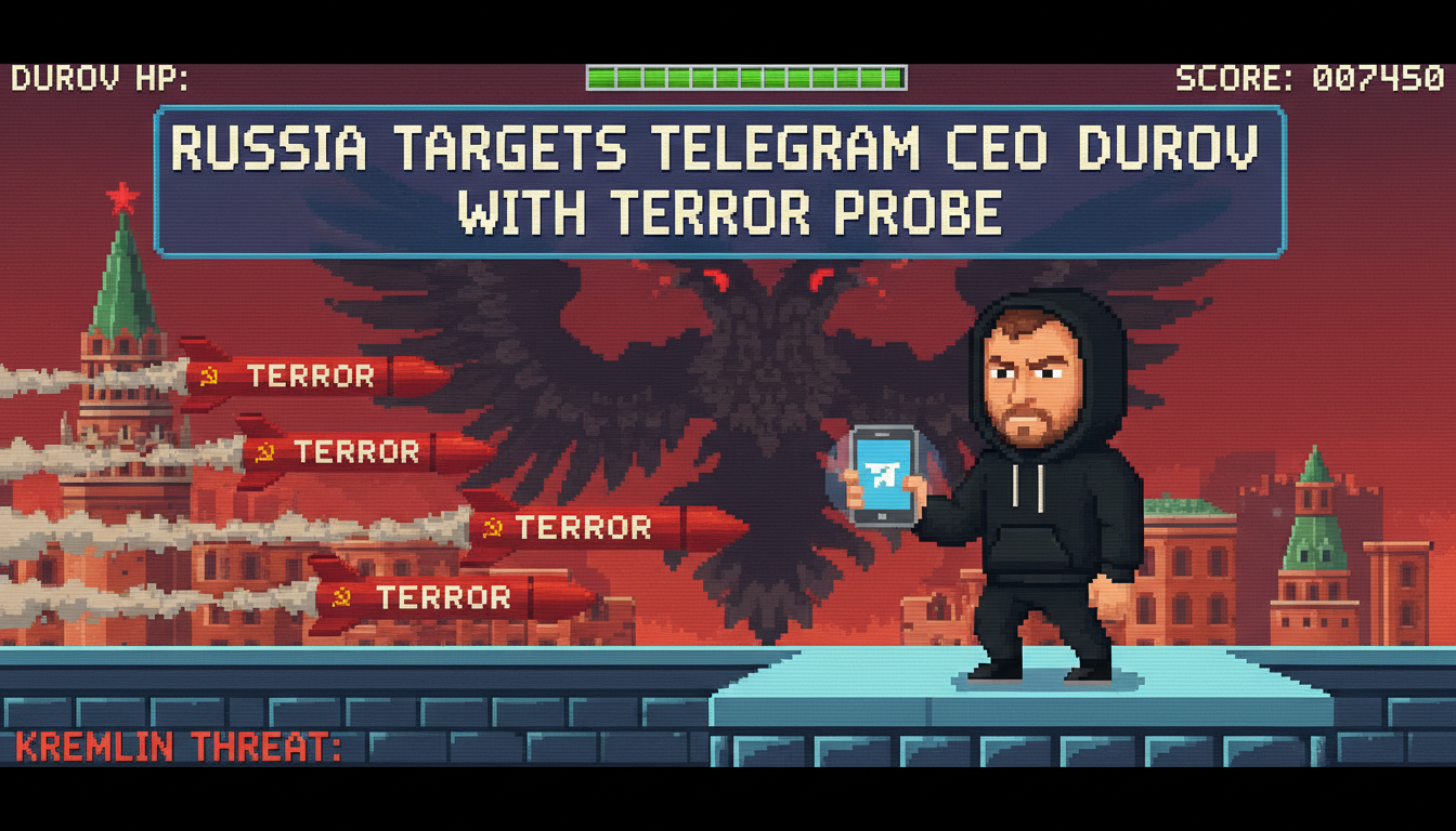 Russia Targets Telegram CEO Durov With Terror Probe