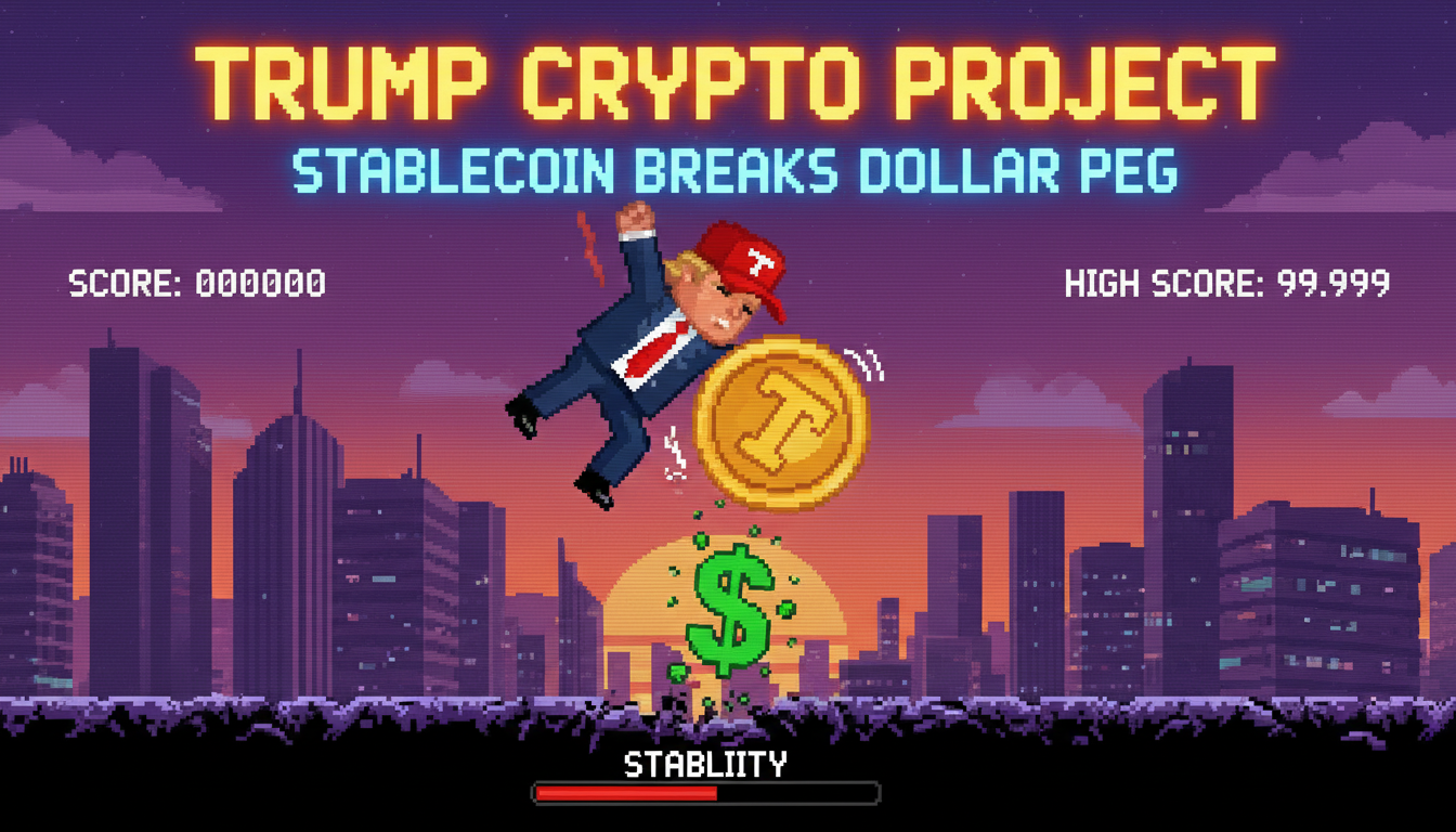 Trump Crypto Project Stablecoin Breaks Dollar Peg