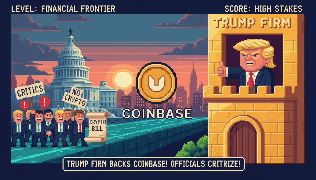 Trump Firm Backs Coinbase as Officials Criticize Crypto Bill Trump Firm Backs Coinbase as Officials Criticize Crypto Bill