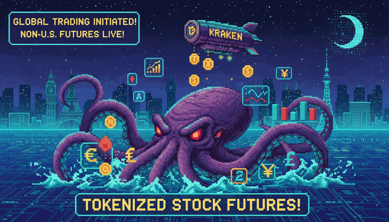 Kraken Launches Tokenized Stock Futures for Non-U.S. Traders