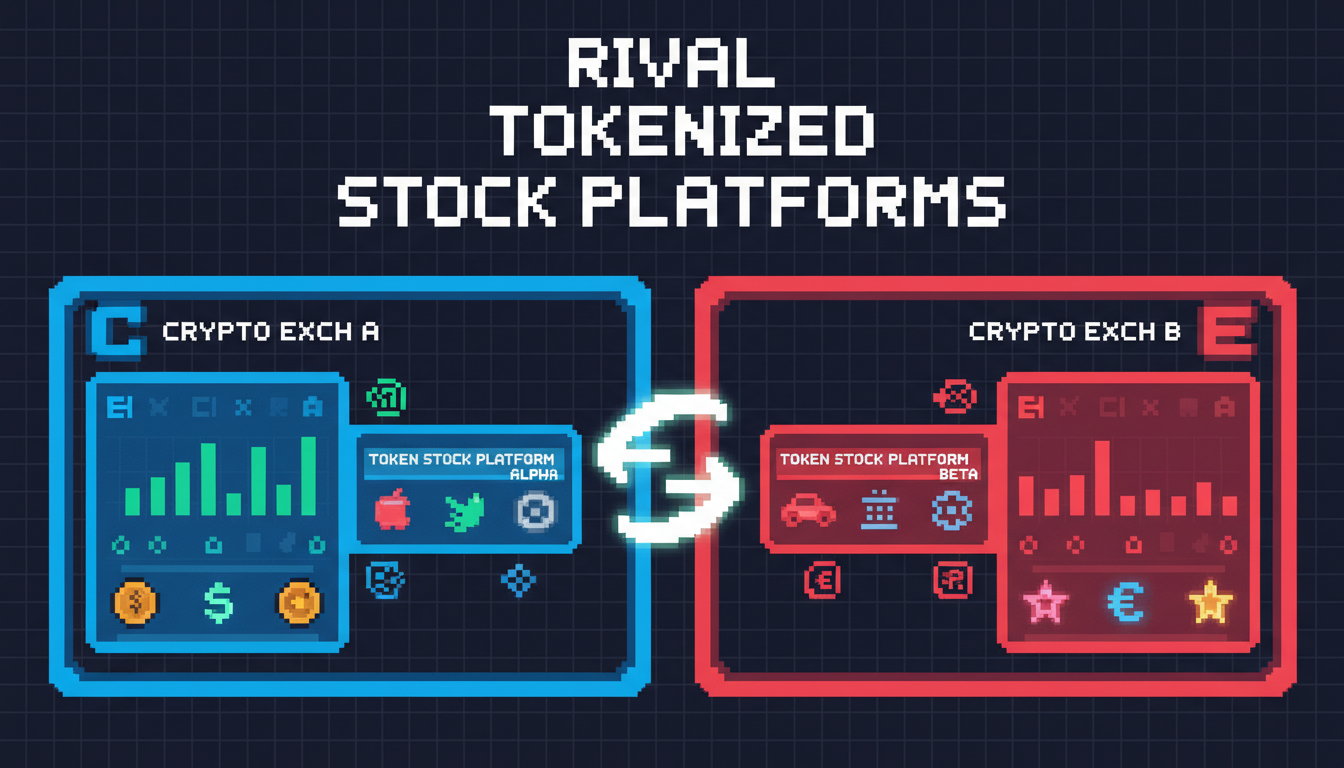 Crypto Exchanges Launch Rival Tokenized Stock Platforms