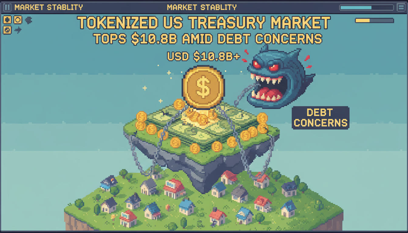 Tokenized US Treasury Market Tops $10.8B Amid Debt Concerns