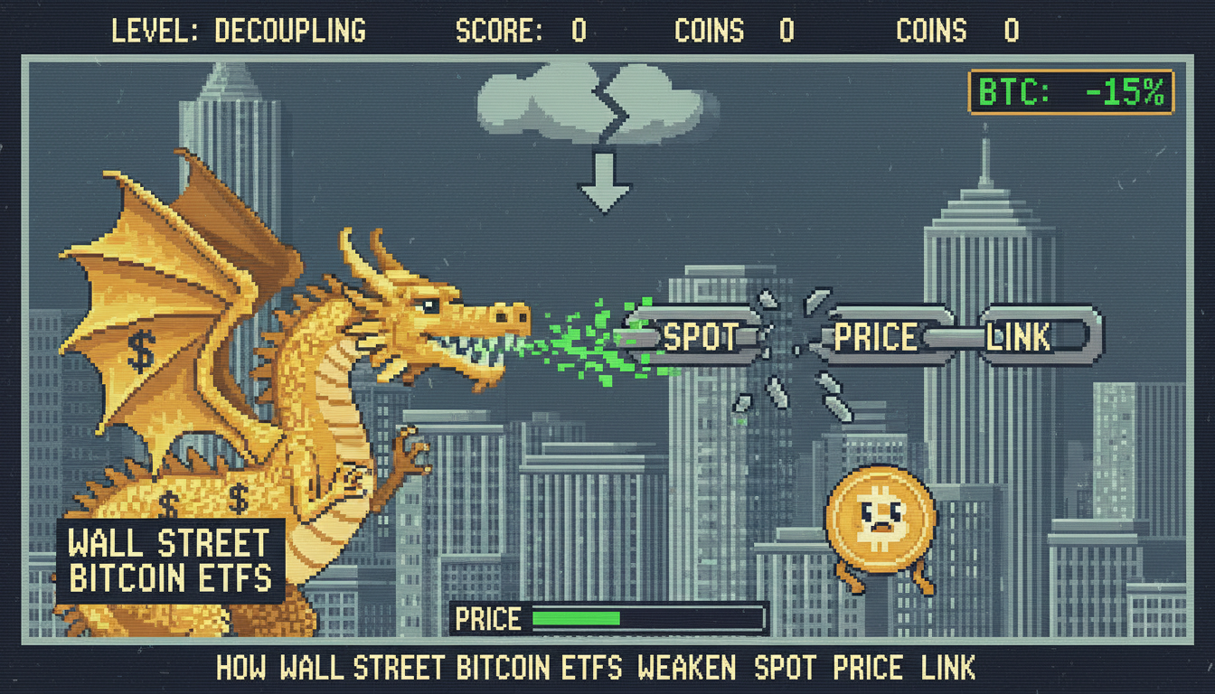 How Wall Street Bitcoin ETFs Weaken Spot Price Link