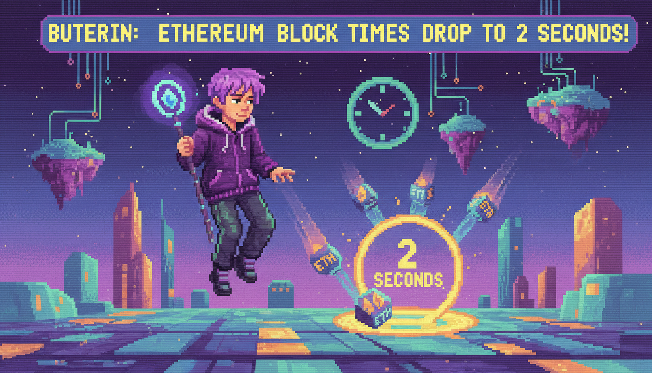 Buterin: Ethereum Block Times Could Drop To 2 Seconds