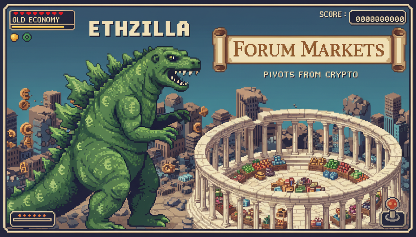 ETHZilla rebrands as Forum Markets, pivots from crypto