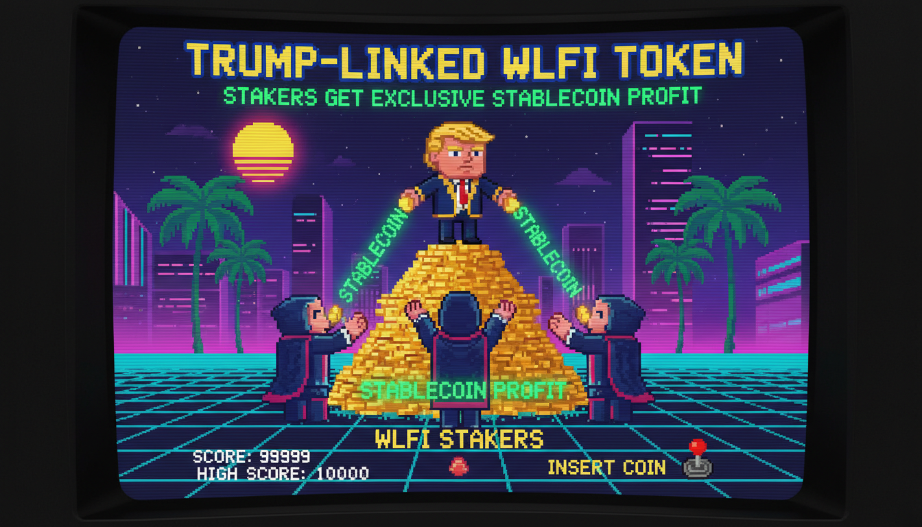 Trump-linked WLFI token stakers get exclusive stablecoin profit