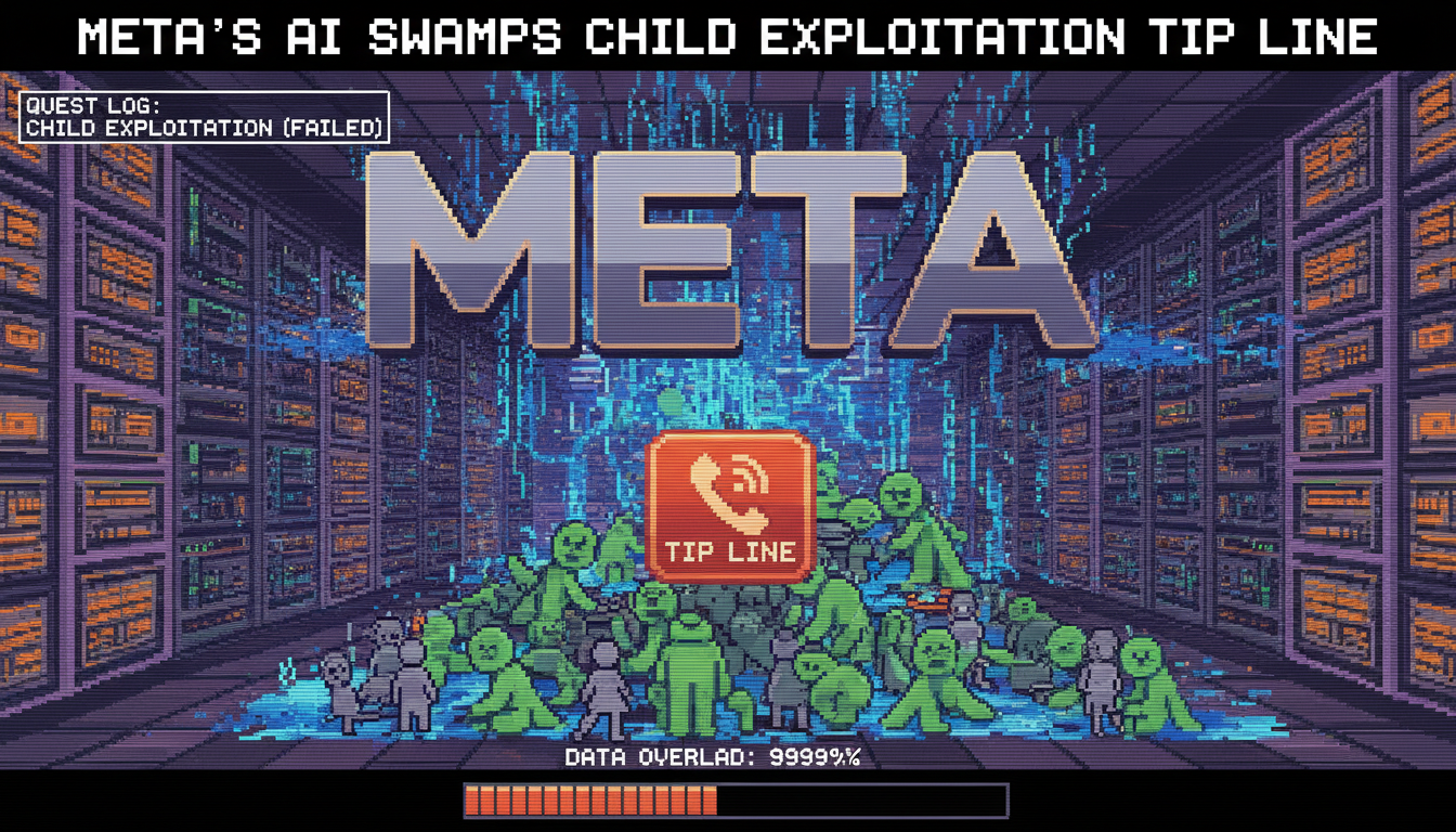 Meta's AI Swamps Child Exploitation Tip Line
