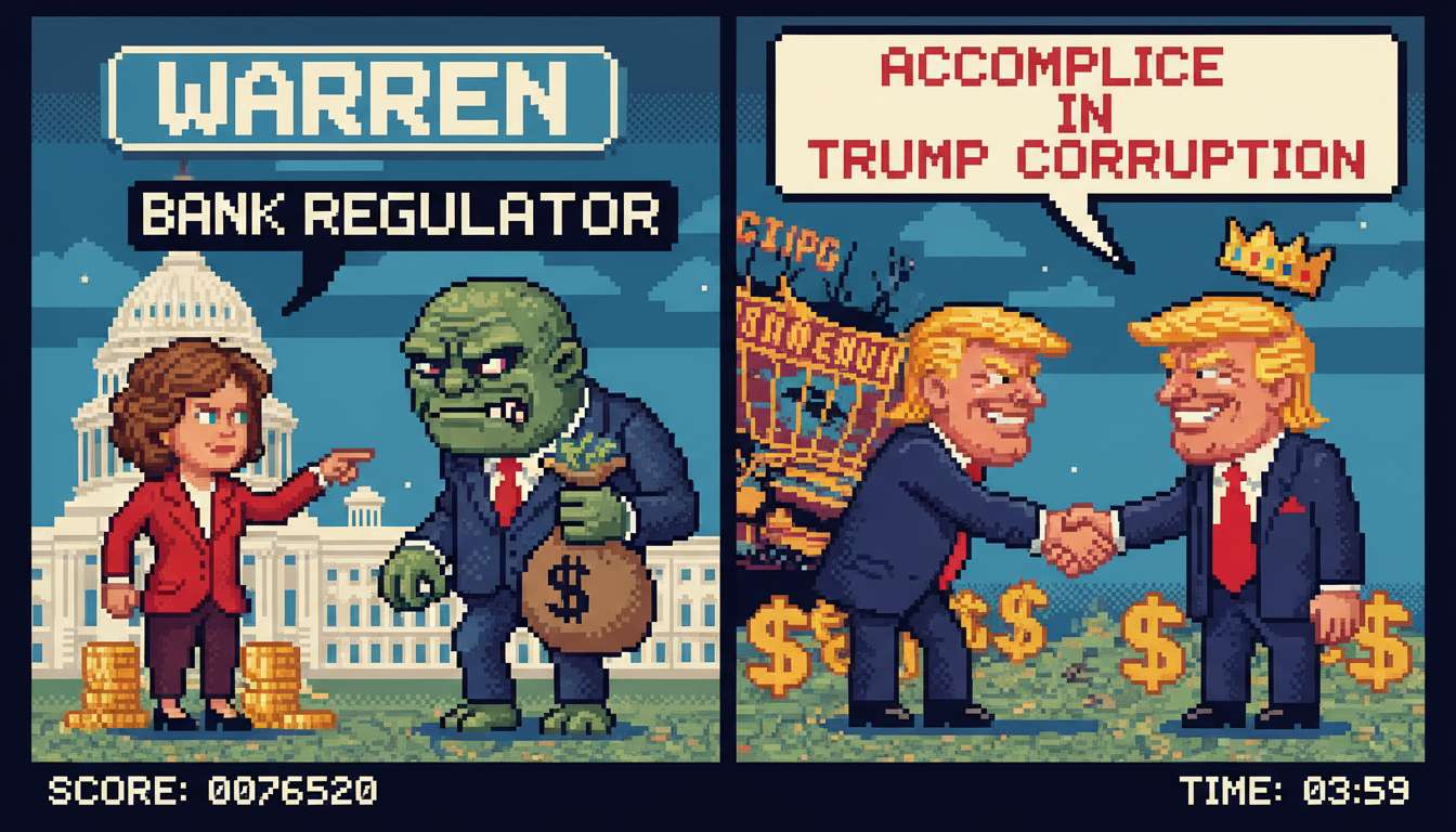 Warren: Bank Regulator “Accomplice in Trump Corruption”