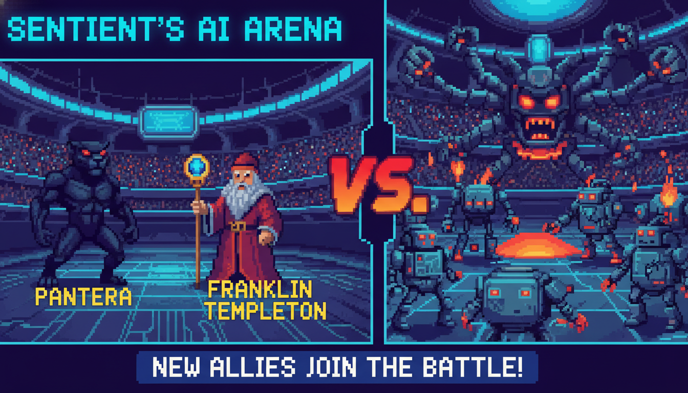 Sentient’s AI Arena Gains Pantera, Franklin Templeton