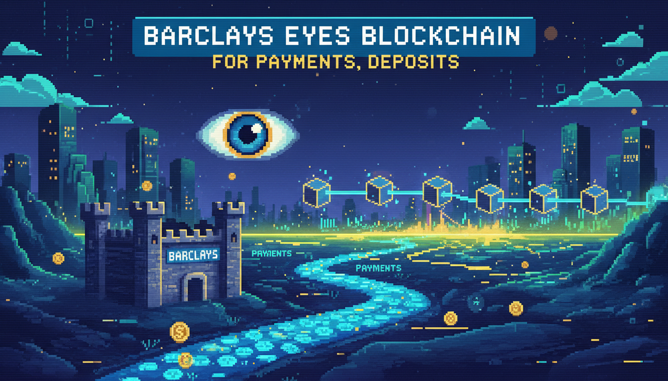 Barclays eyes blockchain for payments, deposits