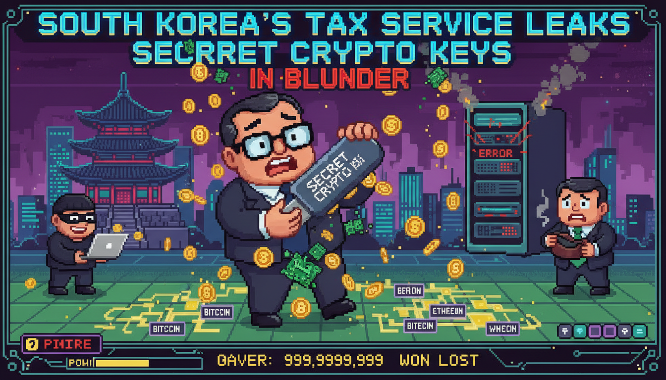 South Korea's Tax Service Leaks Secret Crypto Keys in Blunder