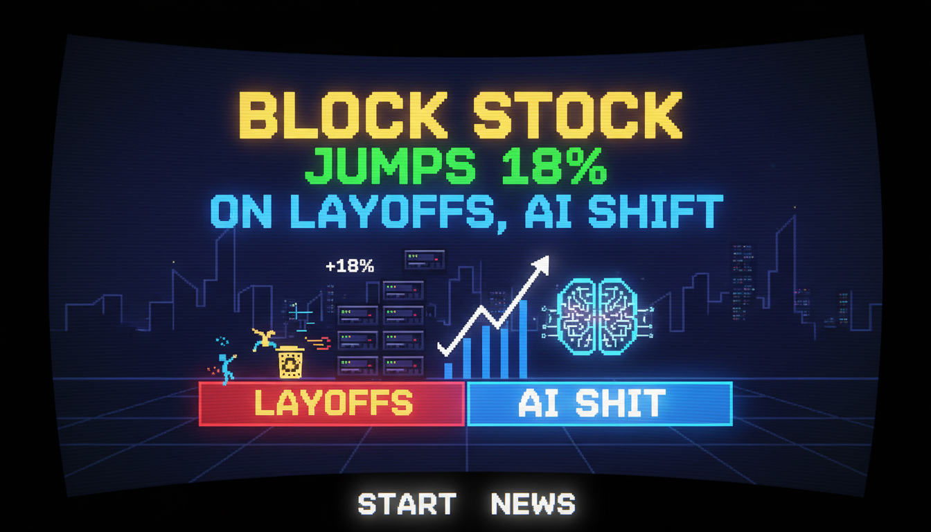 Block Stock Jumps 18% on Layoffs, AI Shift