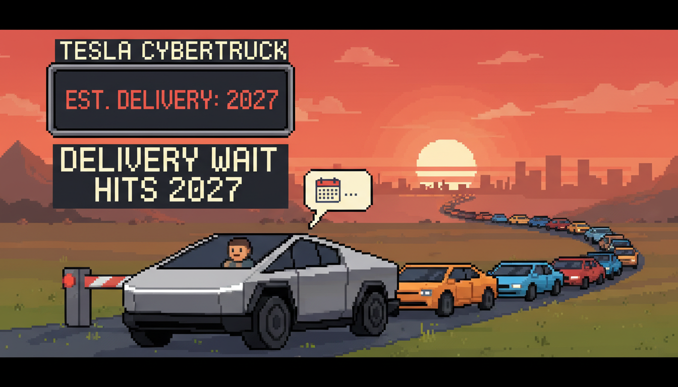 Tesla Cybertruck Delivery Wait Hits 2027