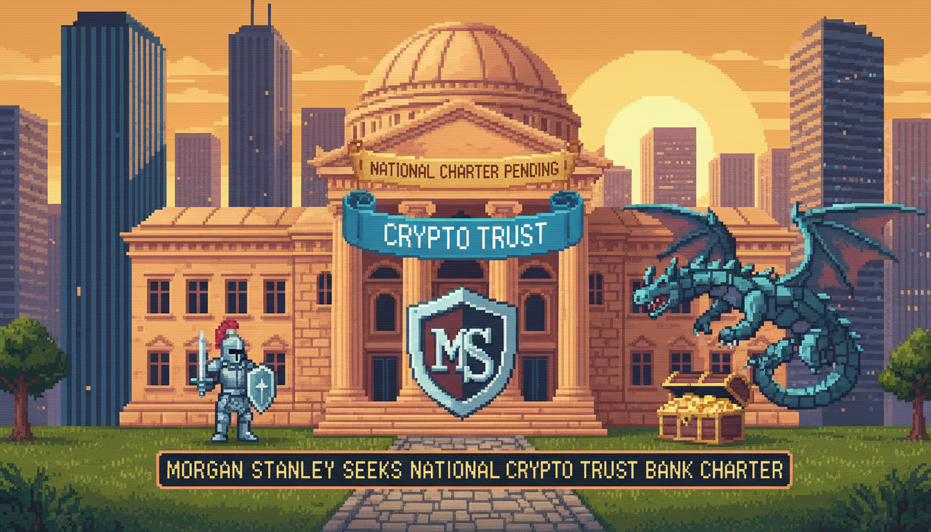 Morgan Stanley Seeks National Crypto Trust Bank Charter