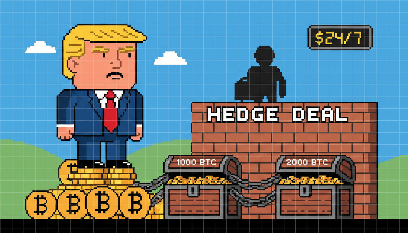 Trump Media pledged 2,000 BTC as collateral in hedge deal
