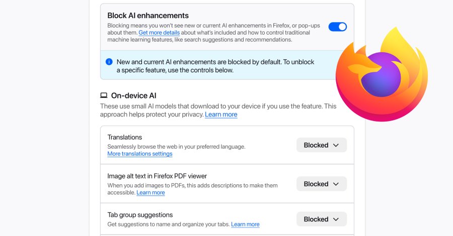 Firefox: Now Block All AI Features In Settings Firefox: Now Block All AI Features In Settings