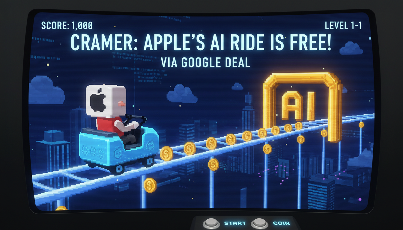 Cramer: Apple's AI Ride Is Free Via Google Deal