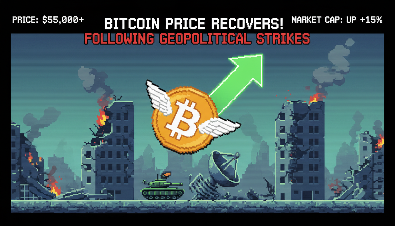 Bitcoin Price Recovers Following Geopolitical Strikes