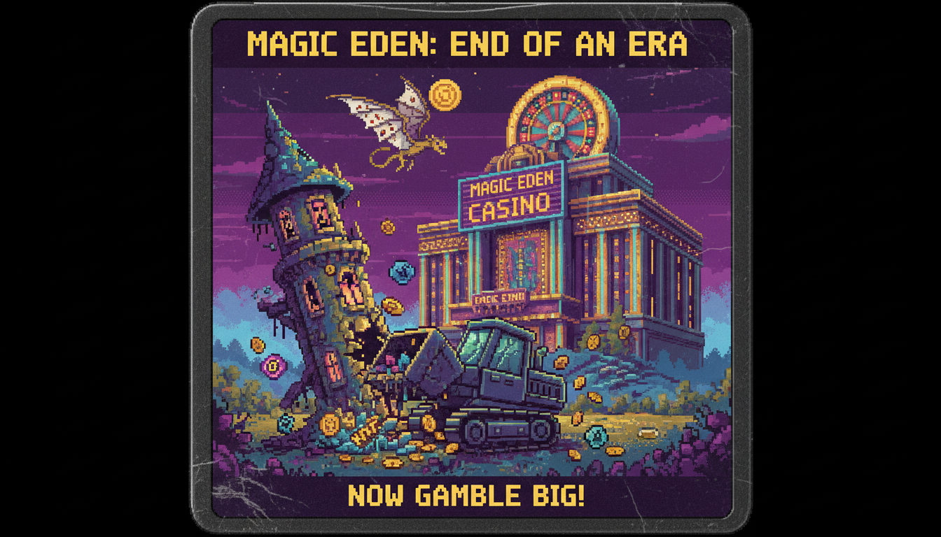 Magic Eden Ends NFT Support to Focus on Casino