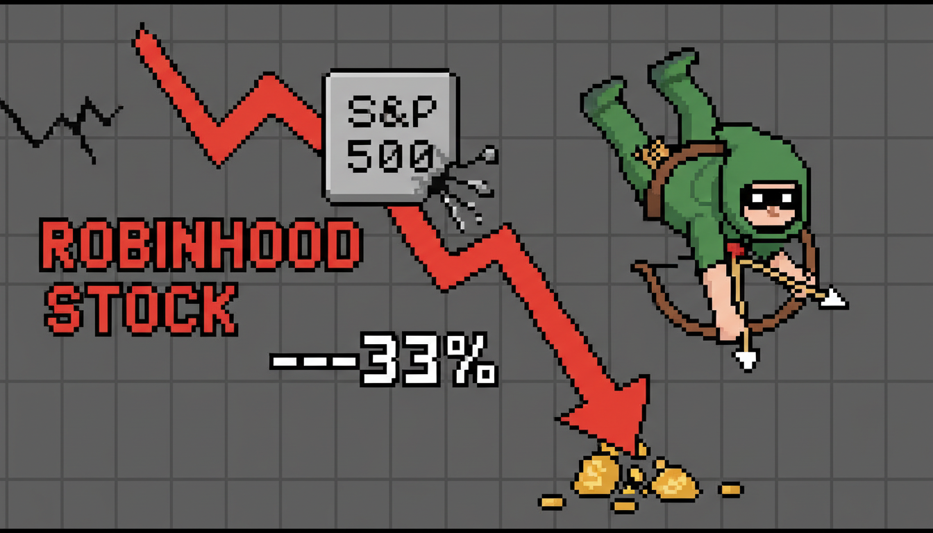 Robinhood Stock Among S&P 500's 10 Worst, Down 33%