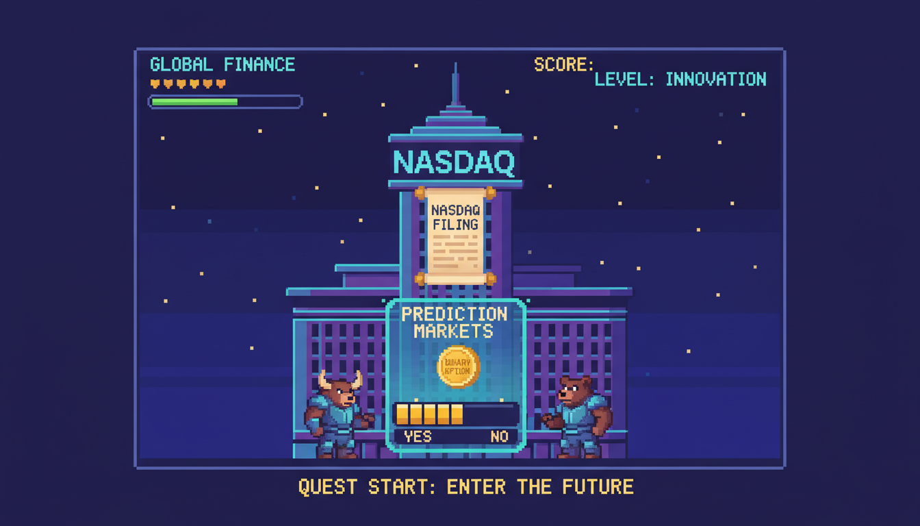 Nasdaq Files for Binary Options to Enter Prediction Markets