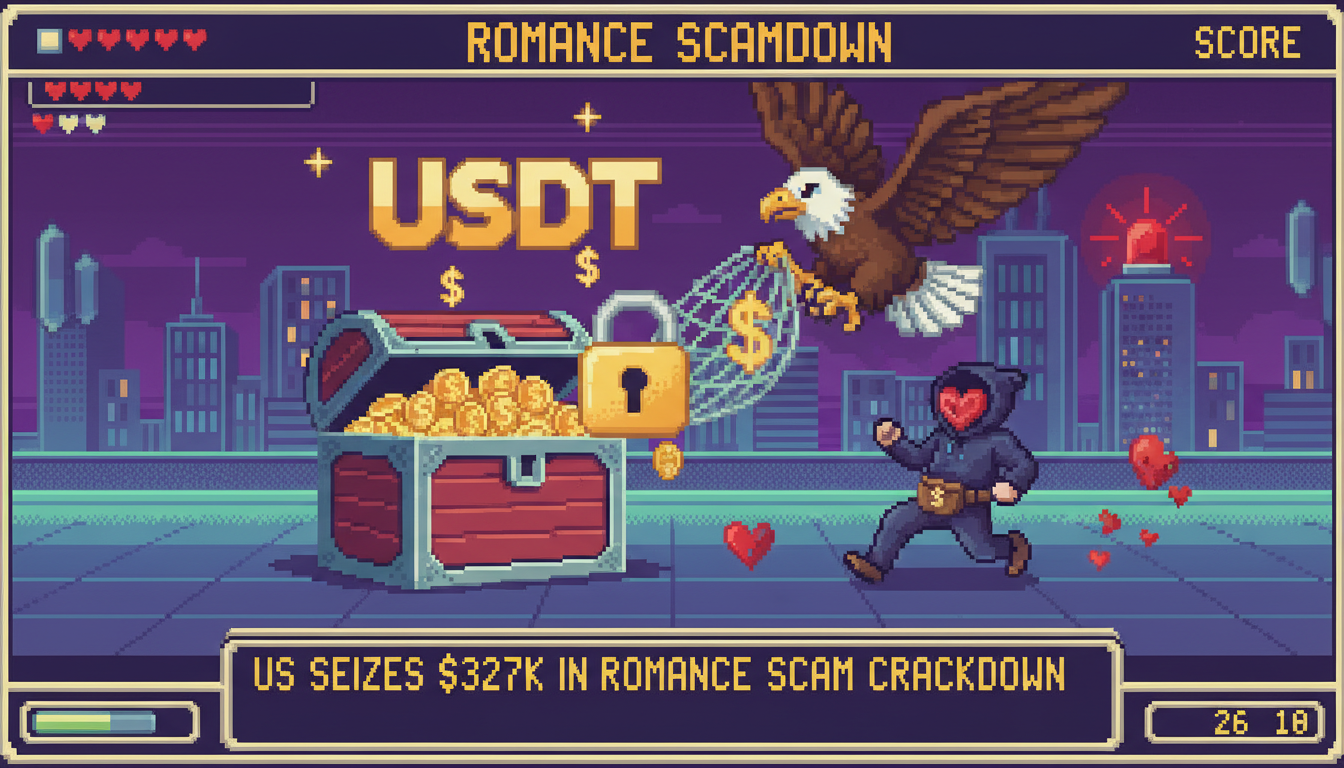 US Seizes $327K in USDT in Romance Scam Crackdown