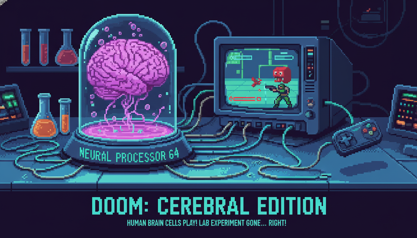 Human Brain Cells Trained to Play Doom in Lab