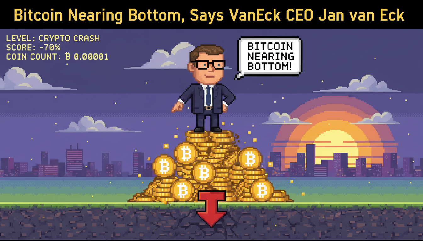Bitcoin Nearing Bottom, Says VanEck CEO Jan van Eck