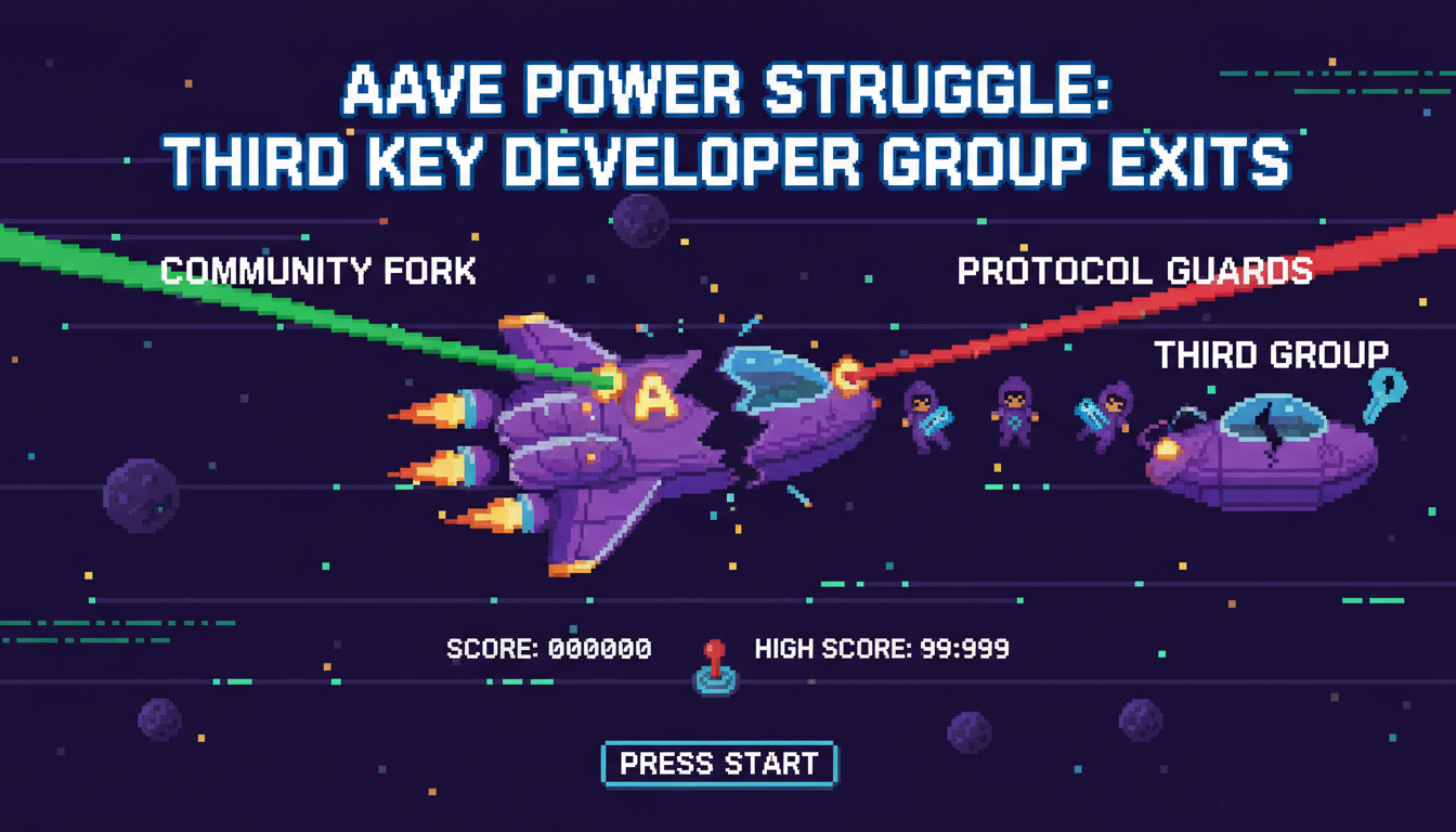 Aave Power Struggle: Third Key Developer Group Exits