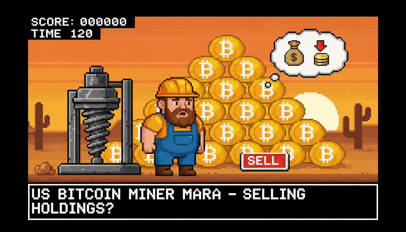 US Bitcoin Miner MARA Considers Selling Holdings