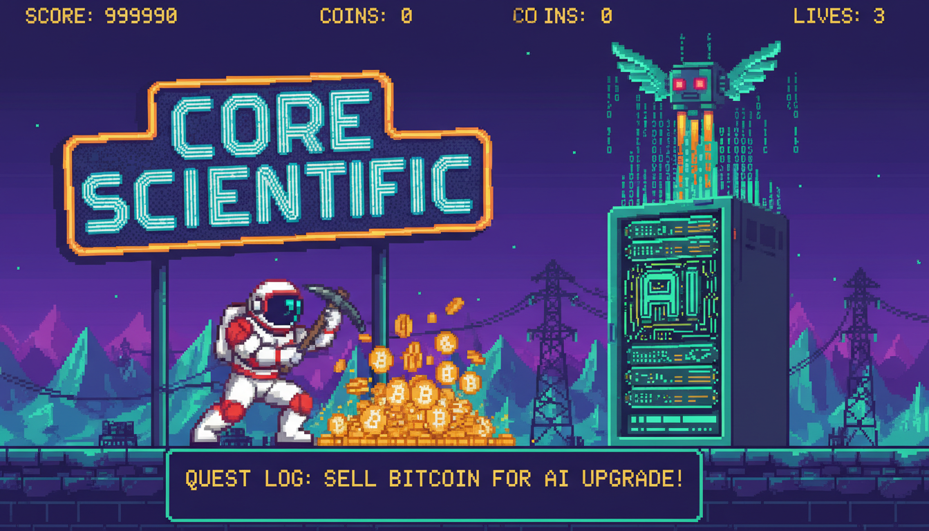 Core Scientific To Sell Remaining Bitcoin For AI Pivot