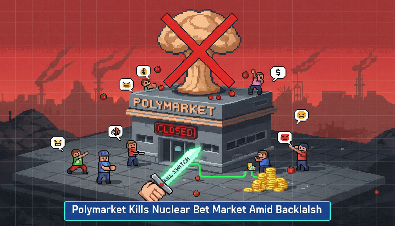 Polymarket Kills Nuclear Bet Market Amid Backlash