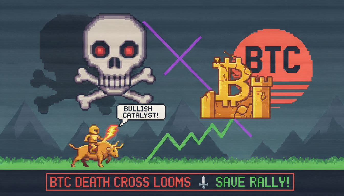 BTC Death Cross Looms: Bullish Catalyst Needed to Save Rally