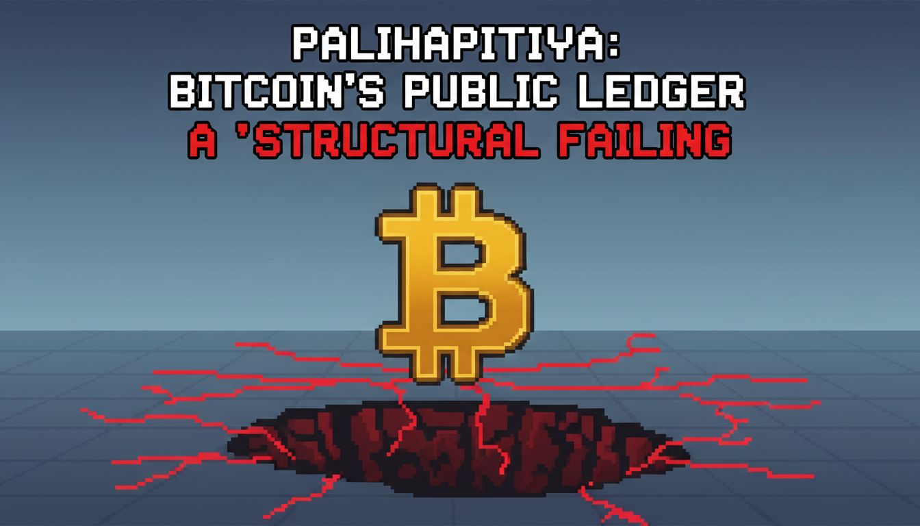 Palihapitiya: Bitcoin's Public Ledger A "Structural Failing"