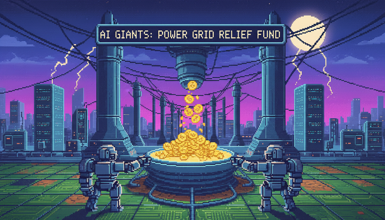 AI Giants Pledge to Pay for Power Grid Strain