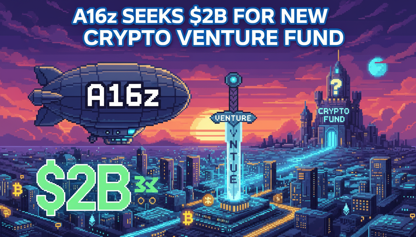 A16z Seeks $2B for New Crypto Venture Fund