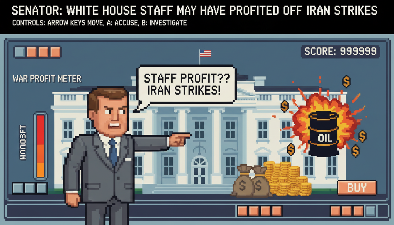 Senator: White House Staff May Have Profited Off Iran Strikes