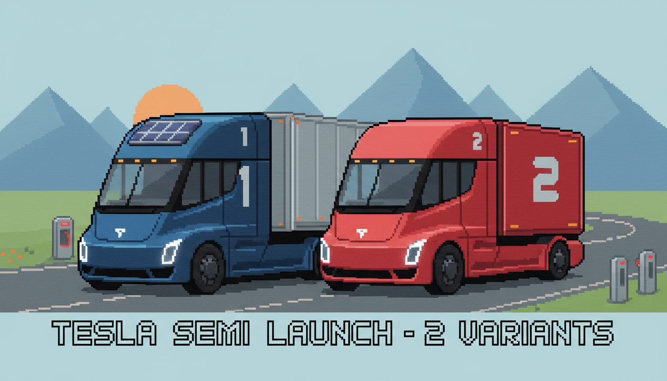 Tesla Set to Launch Semi Truck in Two Variants