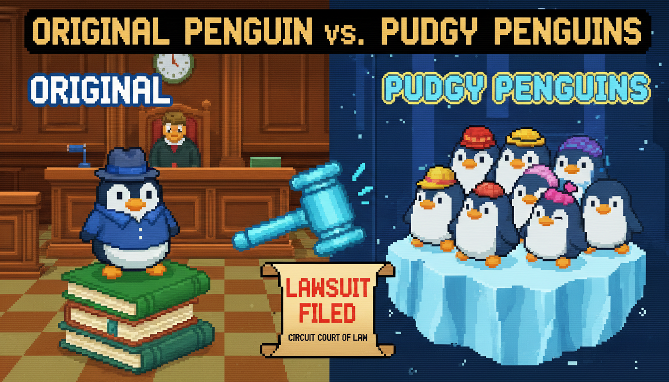 Original Penguin files lawsuit against Pudgy Penguins