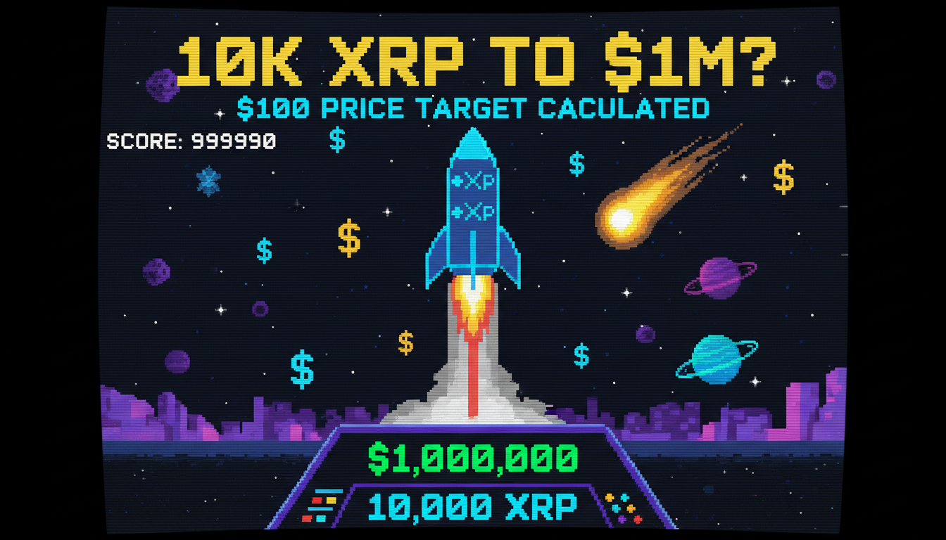 10K XRP To $1M? $100 Price Target Calculated