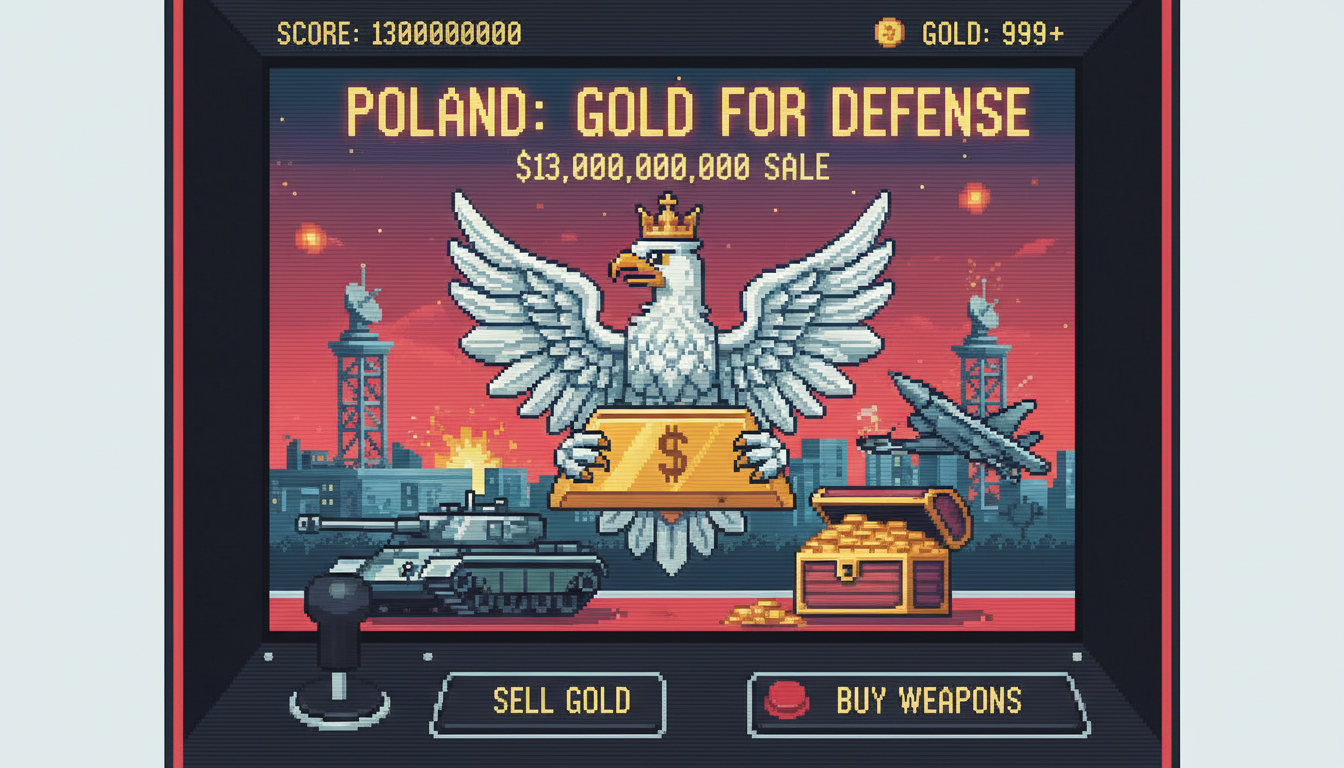 Poland Considers $13B Gold Sale to Fund Defense Spending