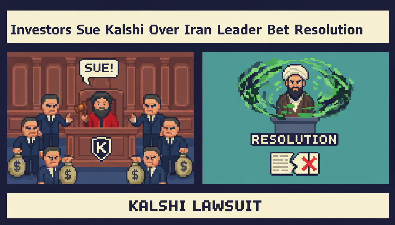 Investors Sue Kalshi Over Iran Leader Bet Resolution