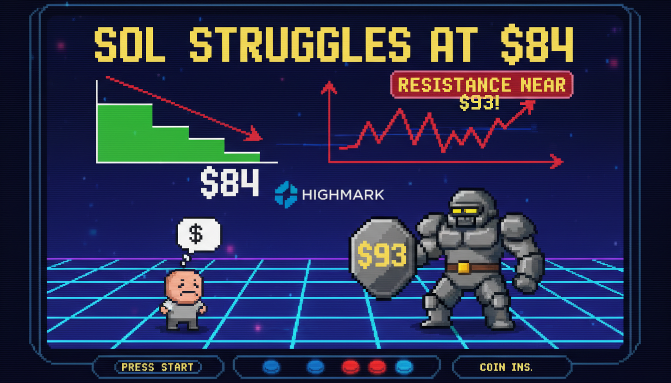 SOL Struggles at $84, Faces Resistance Near $93-HighMark