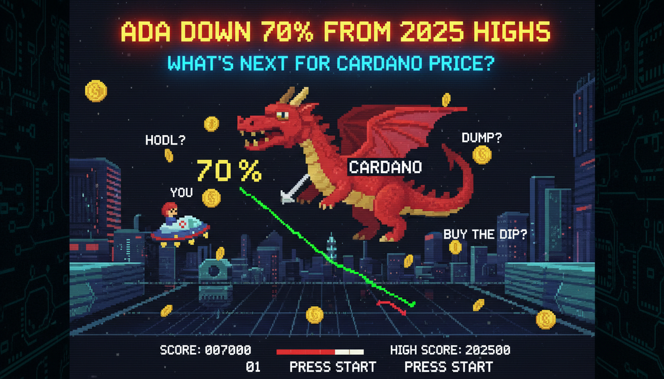 ADA Down 70% From 2025 Highs: What's Next for Cardano Price?