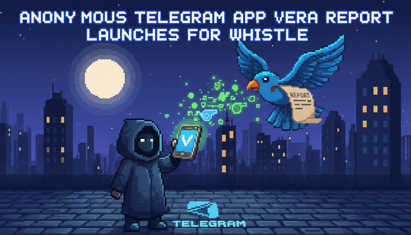Anonymous Telegram App Vera Report Launches for Whistle